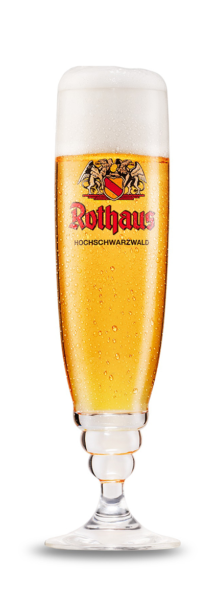 Das typische Glas für das Rothaus Tannenzäpfle Alkoholfrei.