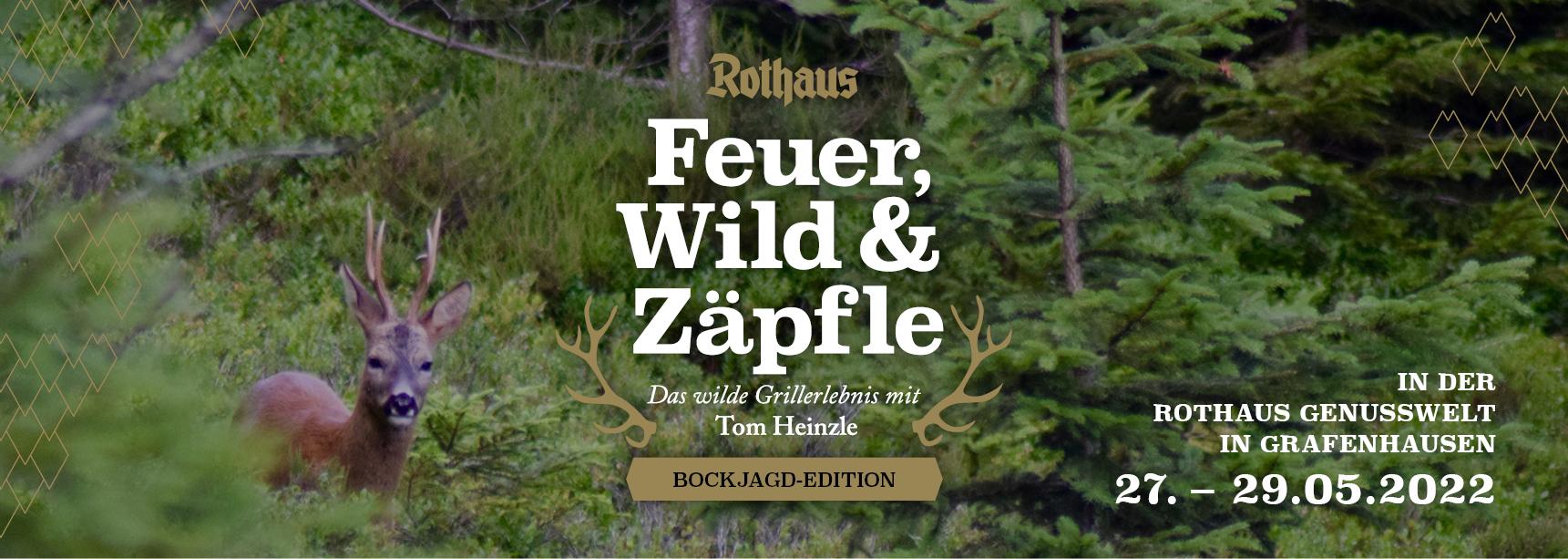 Feuer, Wild und Zäpfle: Bockjagd-Edition