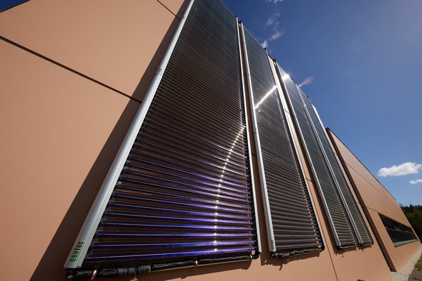 Die Solarthermieanlage in Rothaus