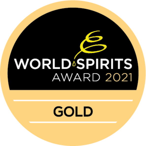Gold-Siegel der World Spirit Awards 2021